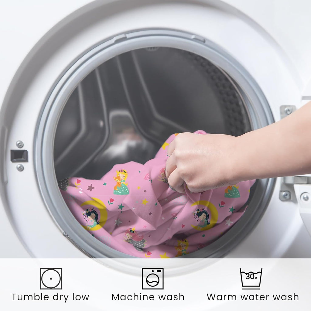 Nursing Pillow for Breastfeeding, Breathable Breast Feeding Pillow and Positioner with Removable Cover for More Support, Tummy Time and Bottle Feeding Support Pillow, Moon Fairy