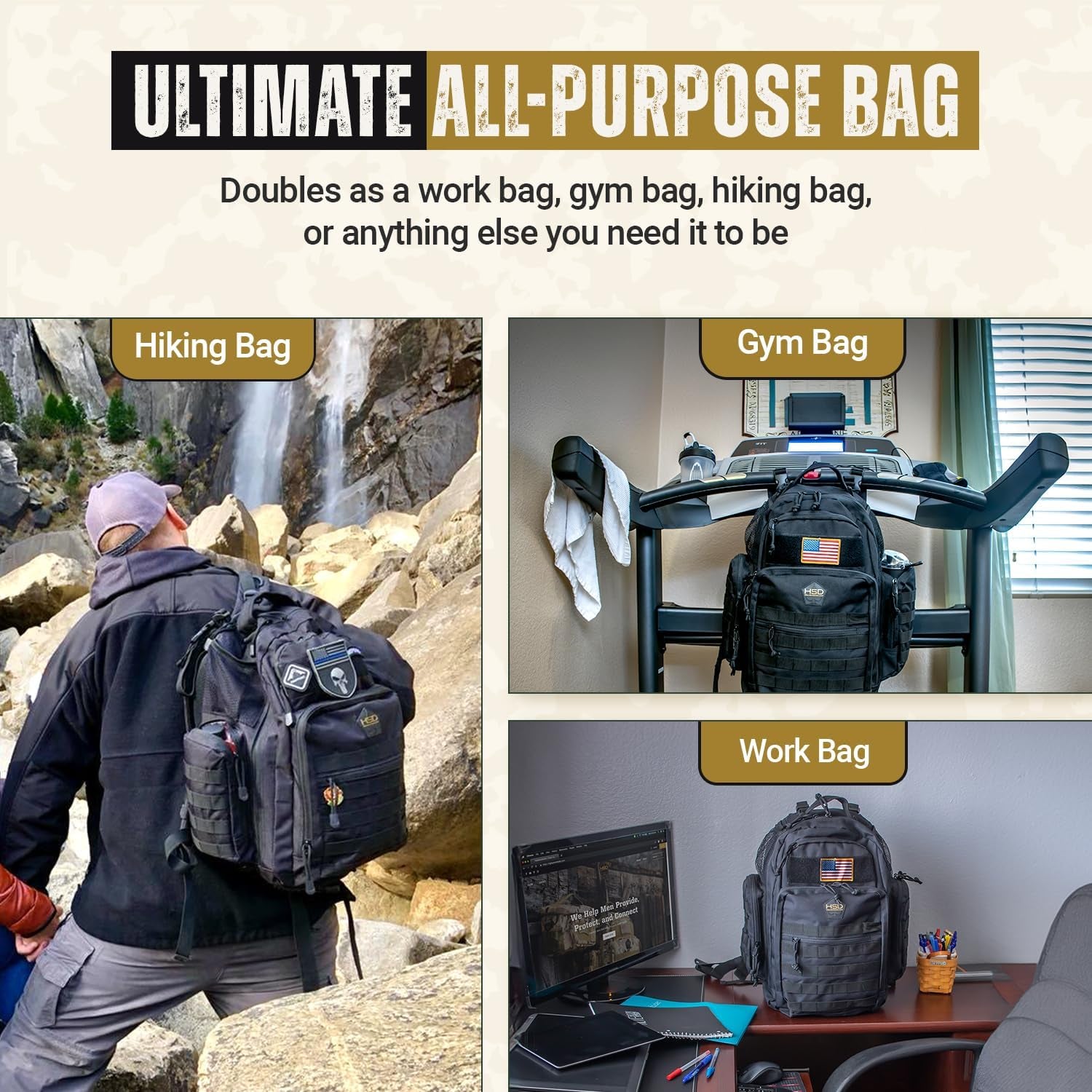 - Baby Diaper Backpack, Military-Grade, Waterproof, Compact Baby Travel Bag with Diaper Changing Mat