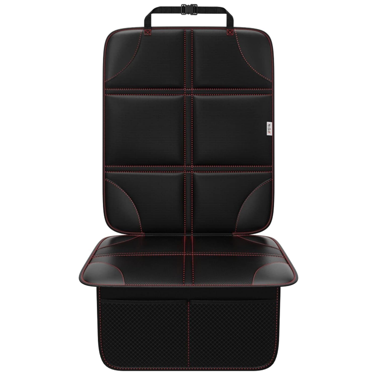 Car Seat Protector, Non-Slip Backing Will Not Leave Imprint, Waterproof Thicker Car Seat Cover for SUV, Sedan, Truck, Leather Car Seat Cushion (Gray Black)