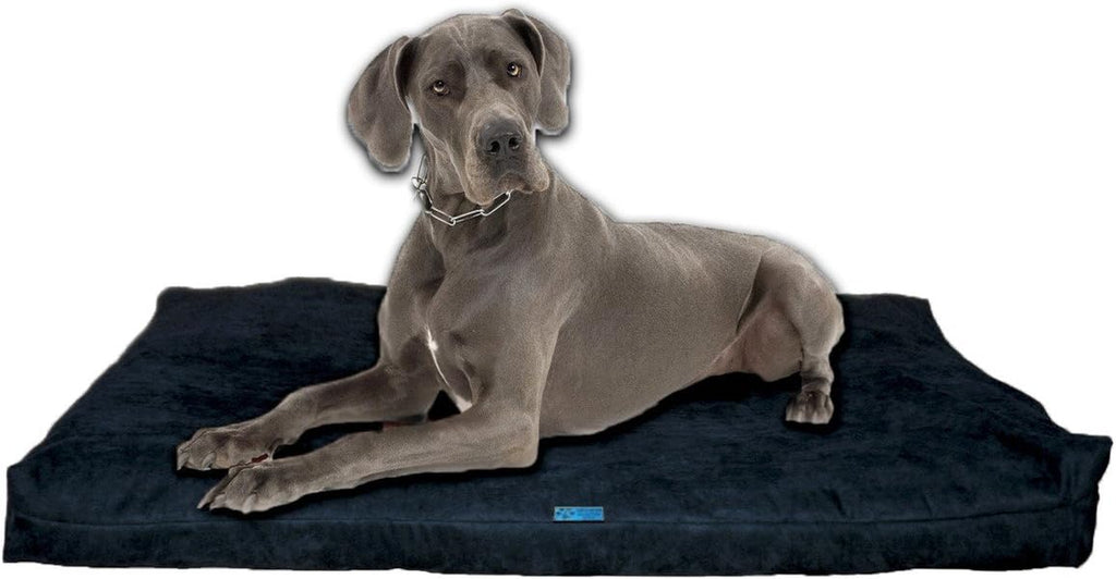 Shredded Memory Foam Orthopedic Bed with Removable Washable Cover and Water Proof Inner Fabric, Extra Large (55-Inch-By-37-Inch), Hot Pink Microfiber, for Dogs